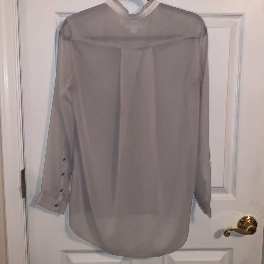 Helmut Lang Sheer Button Down Top - image 6